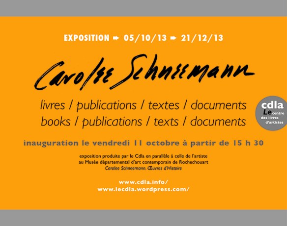 invit carolee schneemann