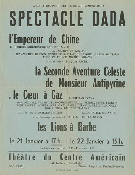 spectacle dada